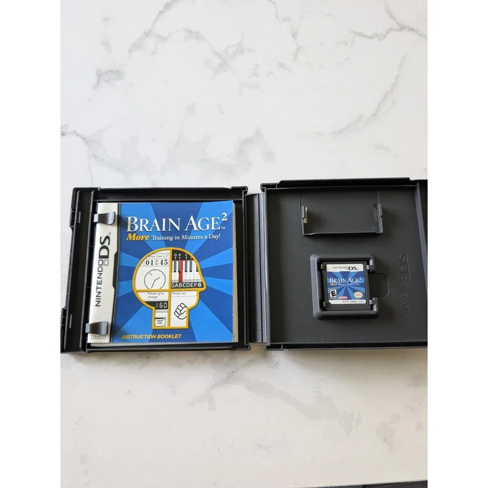 Brain Age 2 Nintendo DS 2007 Complete CIB Tested & Working